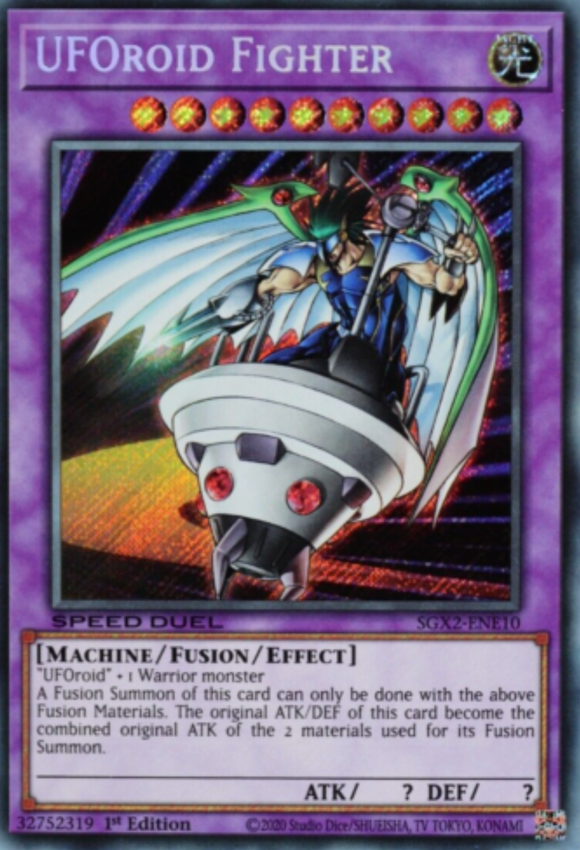 UFOroid Fighter - SGX2-ENE10 - Secret Rare 1st Edition