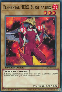 Elemental HERO Burstinatrix - SGX2-ENA02 - Common 1st Edition