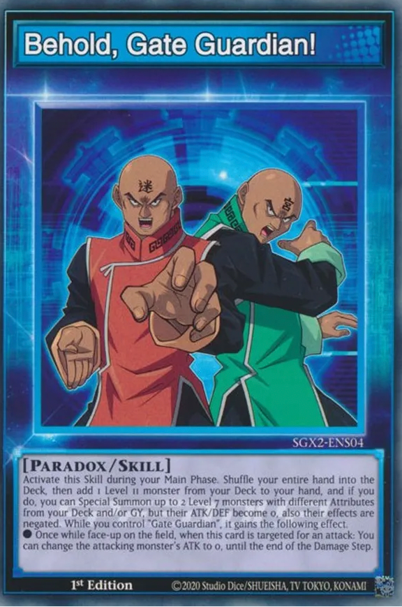 Behold, Gate Guardian! - SGX2-ENS04 - Common 1st Edition
