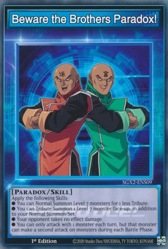 Beware the Brothers Paradox! - SGX2-ENS09 - Common 1st Edition