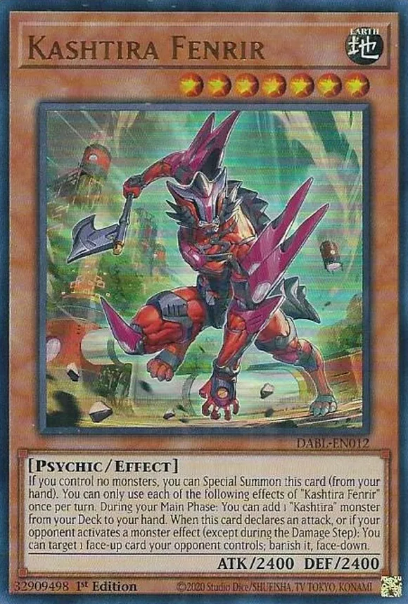 Kashtira Fenrir - DABL-EN012 - Ultra Rare 1st Edition