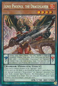 Ignis Phoenix, the Dracoslayer - DABL-EN022 - Secret Rare 1st Edition