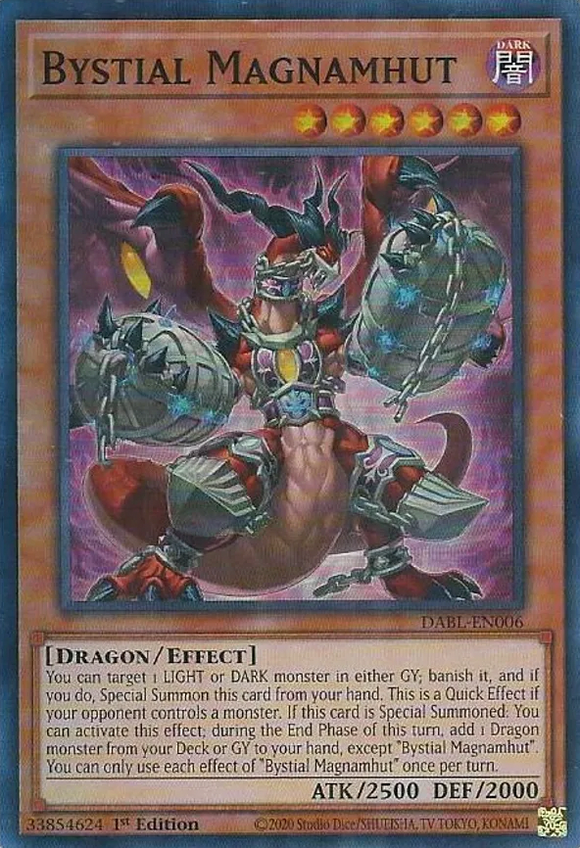 Bystial Magnamhut - DABL-EN006 - Super Rare 1st Edition