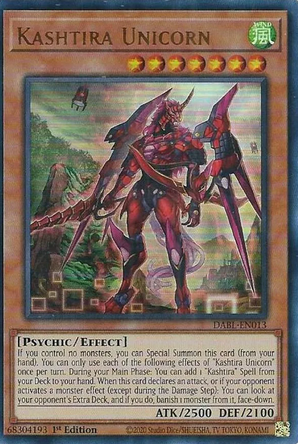 Kashtira Unicorn - DABL-EN013 - Ultra Rare 1st Edition