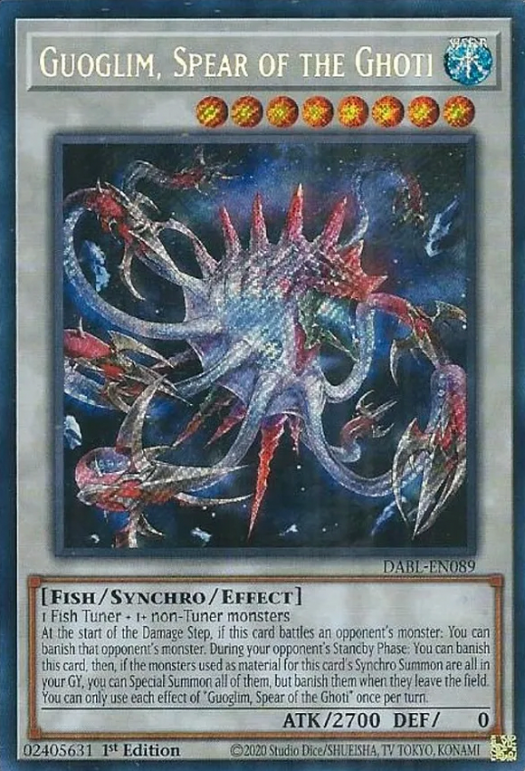 Guoglim, Spear of the Ghoti - DABL-EN089 - Secret Rare 1st Edition