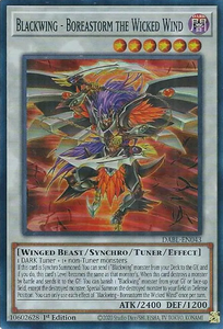 Blackwing - Boreastorm the Wicked Wind - DABL-EN043 - Super Rare 1st Edition