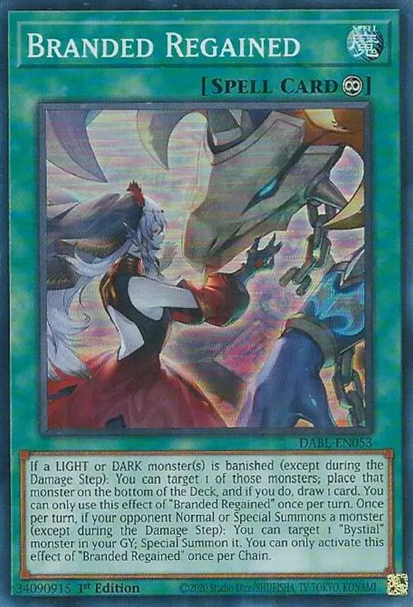 Branded Regained - DABL-EN053 - Super Rare 1st Edition