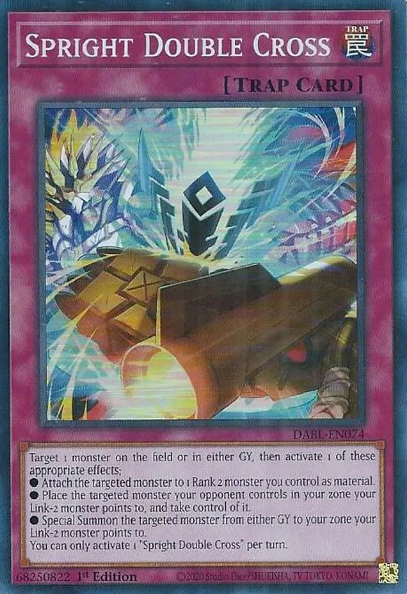 Spright Double Cross - DABL-EN074 - Super Rare 1st Edition