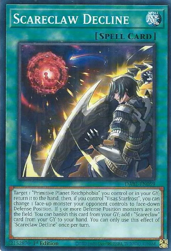 Scareclaw Decline - DABL-EN059 - Common 1st Edition