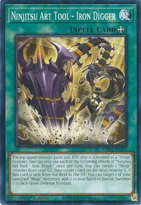 Ninjitsu Art Tool - Iron Digger - DABL-EN062 - Common 1st Edition