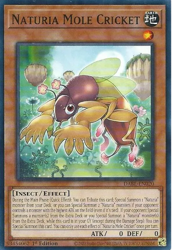 Naturia Mole Cricket - DABL-EN020 - Common 1st Edition