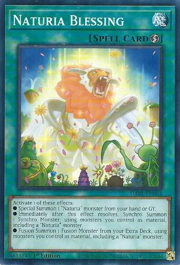 Naturia Blessing - DABL-EN064 - Common 1st Edition