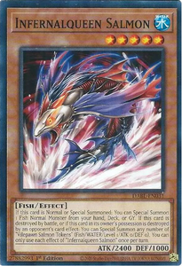 Infernalqueen Salmon - DABL-EN031 - Common 1st Edition