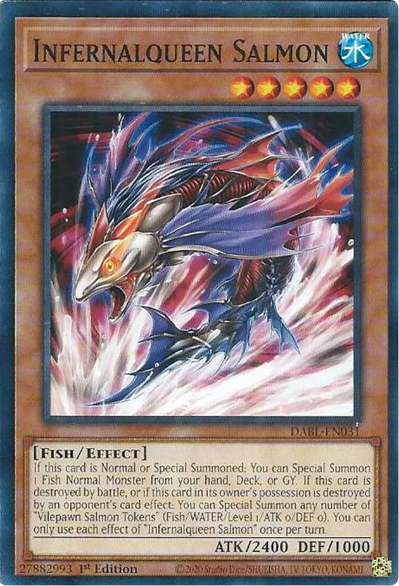 Infernalqueen Salmon - DABL-EN031 - Common 1st Edition