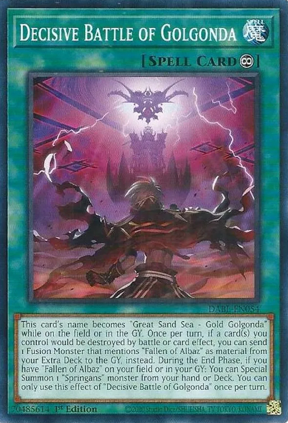 Decisive Battle of Golgonda - DABL-EN054 - Common 1st Edition