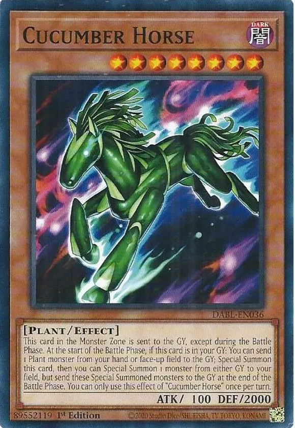 Cucumber Horse - DABL-EN036 - Common 1st Edition