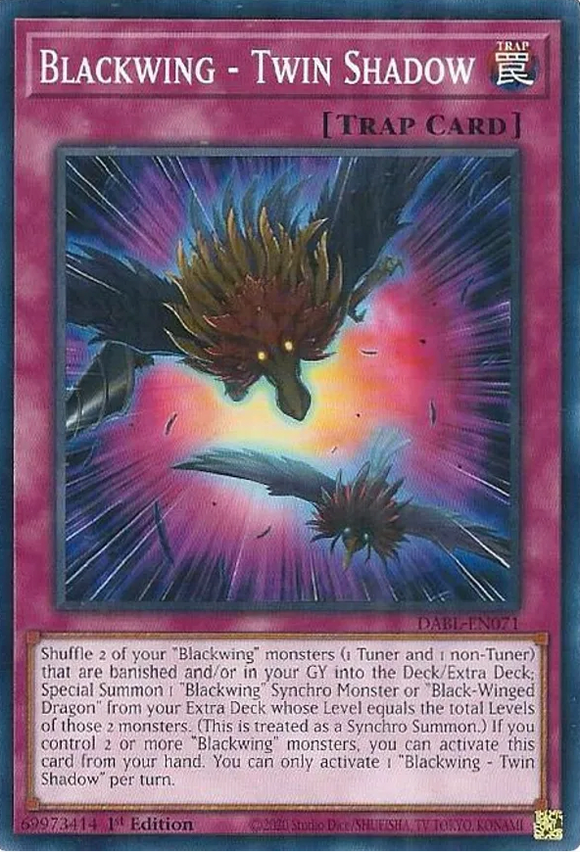 Blackwing - Twin Shadow - DABL-EN071 - Common 1st Edition