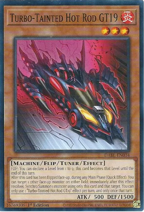 Turbo-Tainted Hot Rod GT19 - DABL-EN034 - Common 1st Edition