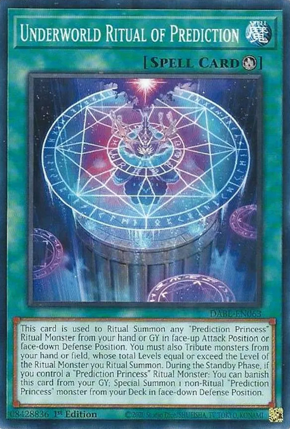 Underworld Ritual of Prediction - DABL-EN063 - Common 1st Edition