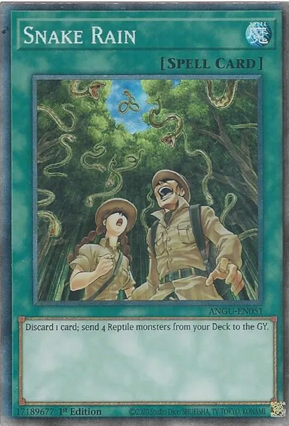 Snake Rain - ANGU-EN051 - Collectors Rare 1st Edition