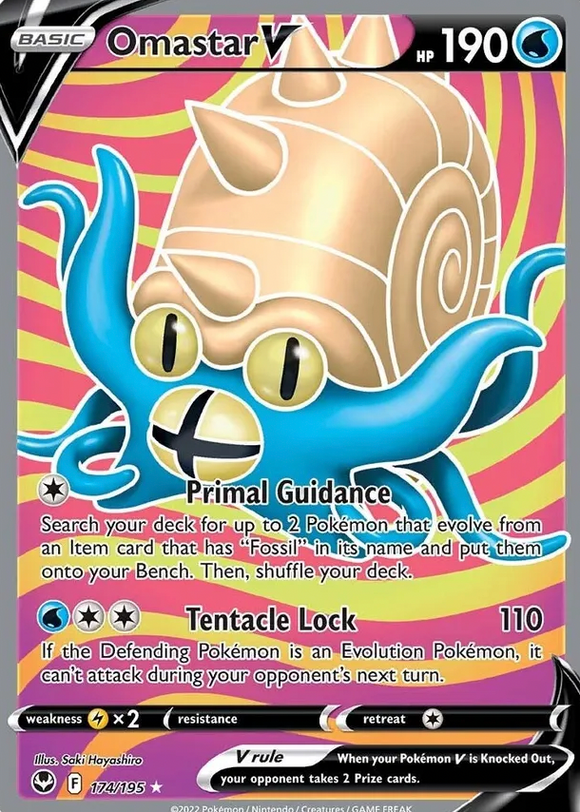 Omastar V - 174/195 - Full Art Ultra Rare