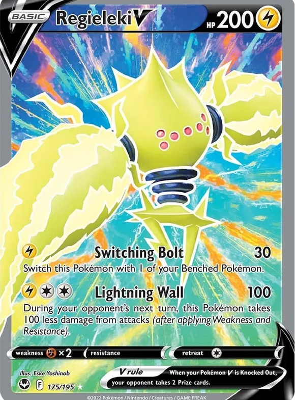 Regieleki V - 175/195 - Full Art Ultra Rare