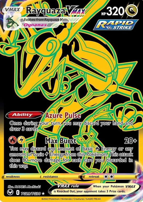 Rayquaza VMAX - TG29/TG30 - Gold Secret