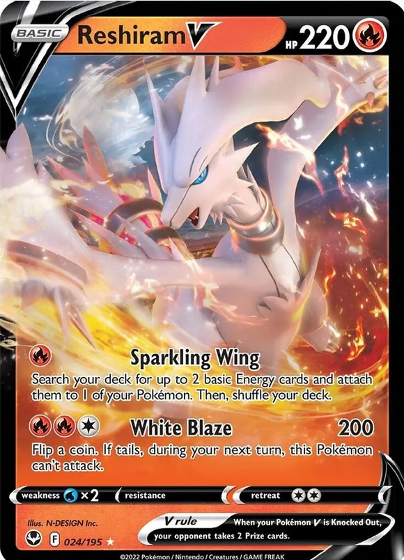 Reshiram V - 024/195 - Ultra Rare