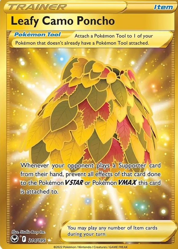 Leafy Camo Poncho - 214/195 - Secret Rare
