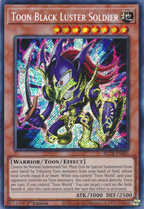 Toon Black Luster Soldier - BLCR-EN065 - Secret Rare 1st Edition