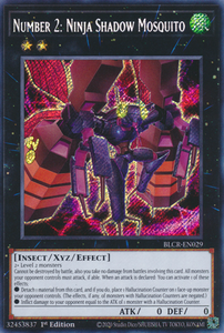 Number 2: Ninja Shadow Mosquito - BLCR-EN029 - Secret Rare 1st Edition
