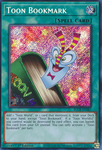 Toon Bookmark - BLCR-EN067 - Secret Rare 1st Edition