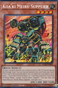 Koa'ki Meiru Supplier - BLCR-EN080 - Secret Rare 1st Edition