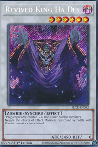 Revived King Ha Des - BLCR-EN082 - Secret Rare 1st Edition