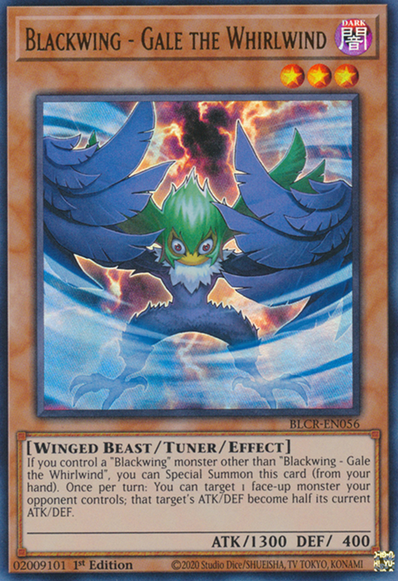 Blackwing - Gale the Whirlwind - BLCR-EN056 - Ultra Rare 1st Edition