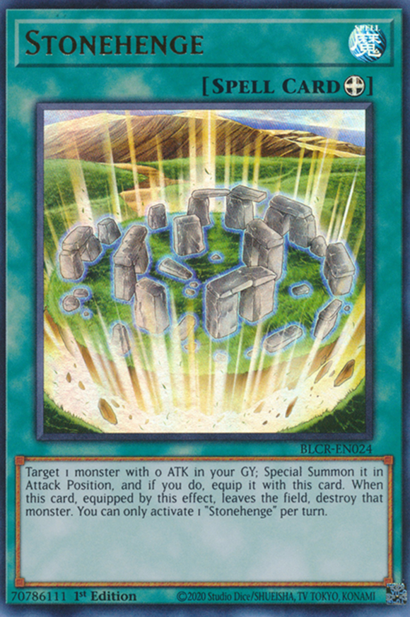 Stonehenge - BLCR-EN024 - Ultra Rare 1st Edition
