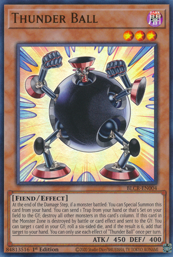 Thunder Ball - BLCR-EN004 - Ultra Rare 1st Edition