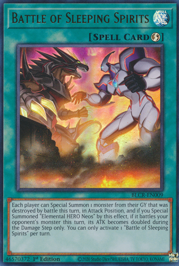Battle of Sleeping Spirits - BLCR-EN009 - Ultra Rare 1st Edition