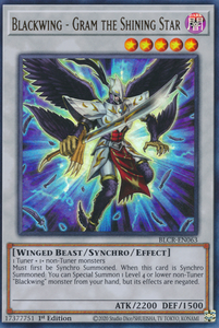 Blackwing - Gram the Shining Star - BLCR-EN063 - Ultra Rare 1st Edition