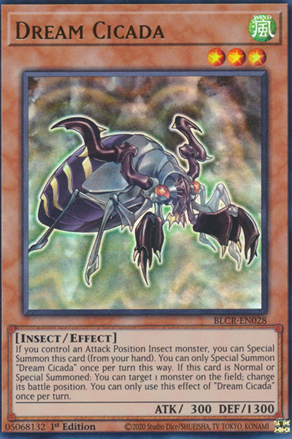 Dream Cicada - BLCR-EN028 - Ultra Rare 1st Edition