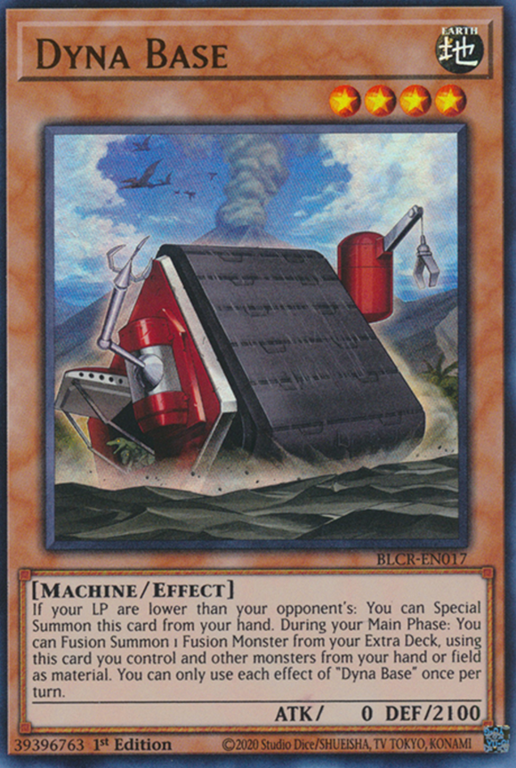 Dyna Base - BLCR-EN017 - Ultra Rare 1st Edition