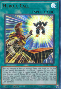 Heroic Call - BLCR-EN026 - Ultra Rare 1st Edition