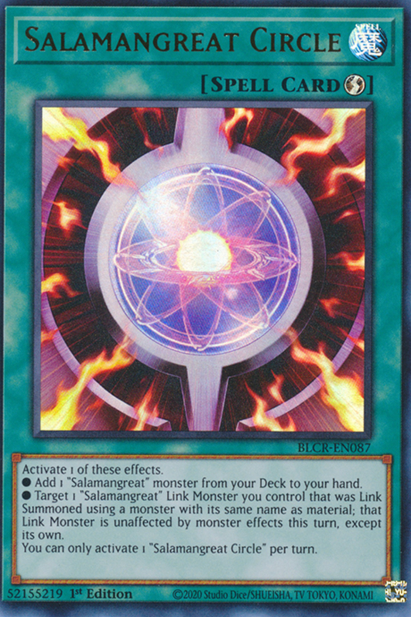 Salamangreat Circle - BLCR-EN087 - Ultra Rare 1st Edition