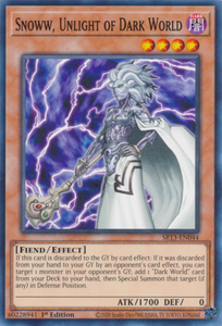Snoww, Unlight of Dark World - SR13-EN044 - Common 1st Edition