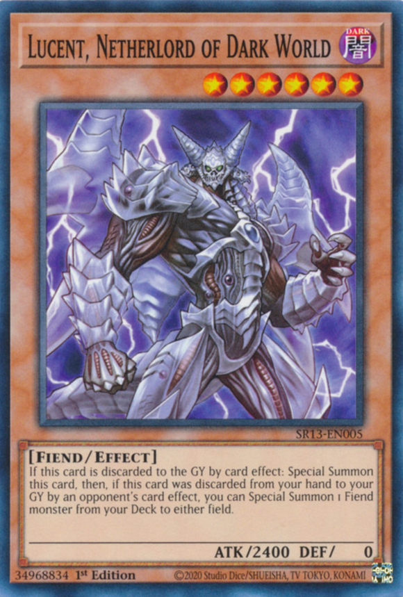 Lucent, Netherlord of Dark World - SR13-EN005 - Common 1st Edition