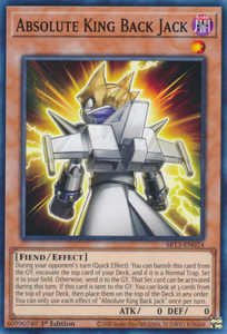 Absolute King Back Jack - SR13-EN024 - Common 1st Edition