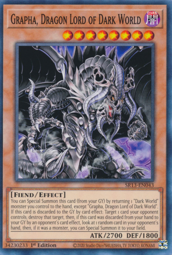 Grapha, Dragon Lord of Dark World - SR13-EN043 - Common 1st Edition