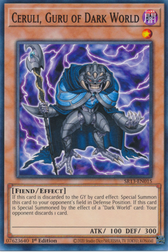 Ceruli, Guru of Dark World - SR13-EN015 - Common 1st Edition
