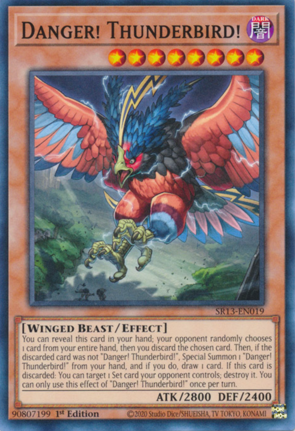 Danger! Thunderbird! - SR13-EN019 - Common 1st Edition