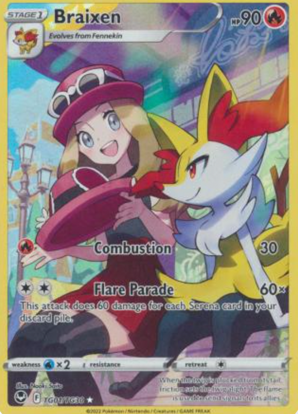 Braixen - TG01/TG30 - Holo Rare